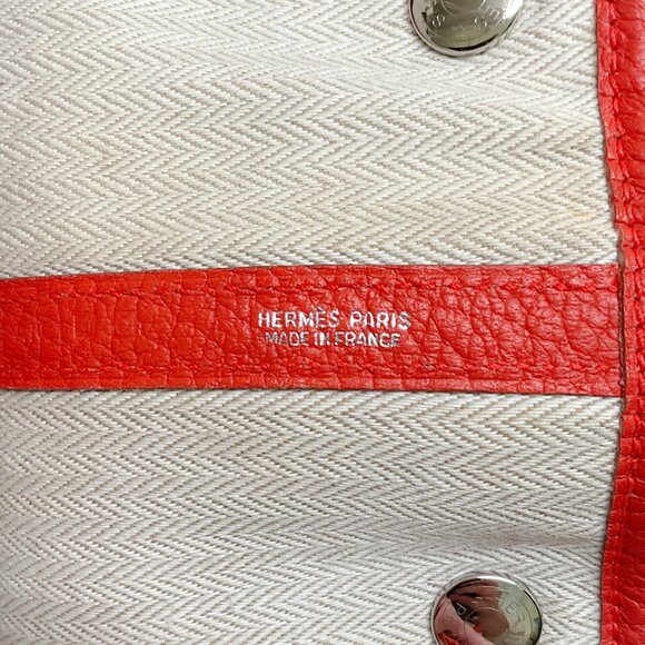 Hermes 2013 Orange Garden Party Tote - Picture 11 of 13